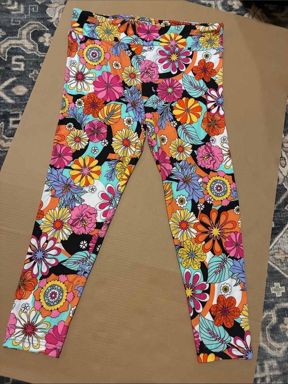 Floral Print Stretch Leggings